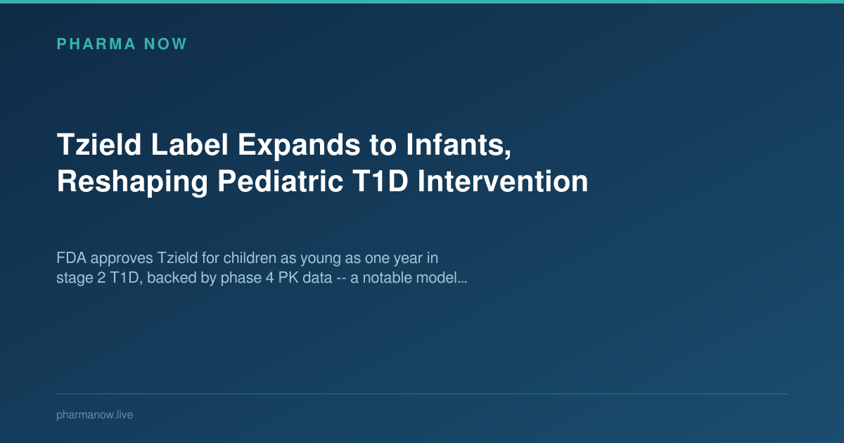 Tzield Label Expands to Infants, Reshaping Pediatric T1D Intervention