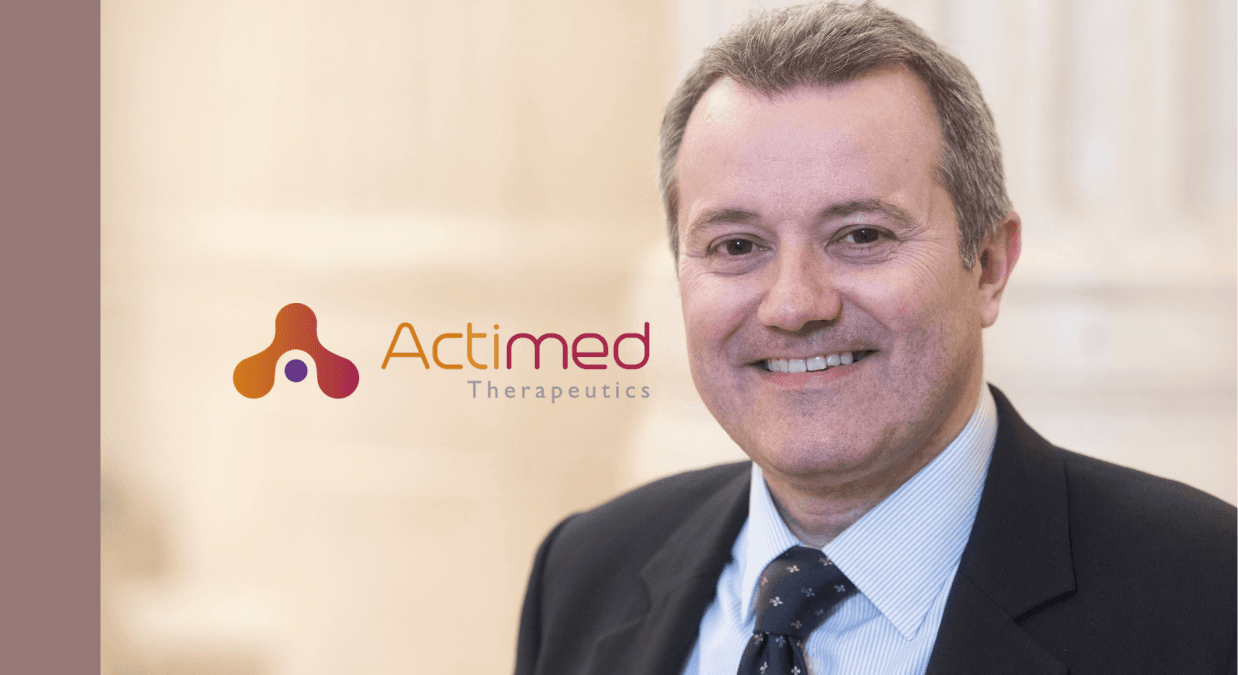 Actimed Therapeutics Names Shaun Claydon As New Chief Financial Officer