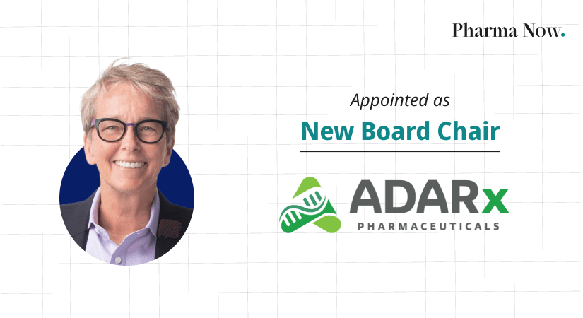 ADARx Pharmaceuticals Names Industry Veteran Laura Shawver, Ph.D., As New Board Chair