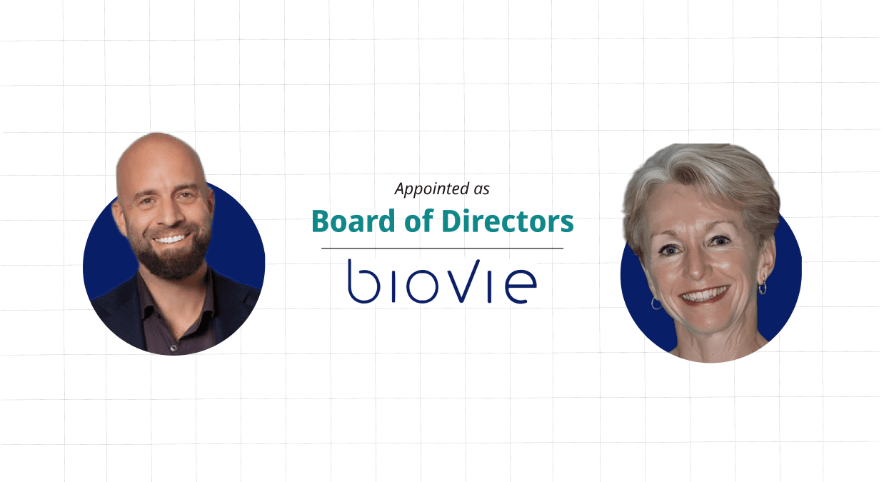 BioVie Announces The Appointment Of Industry Veterans Dr. Amy Chappell And Kameel Farag To Its Board Of Directors