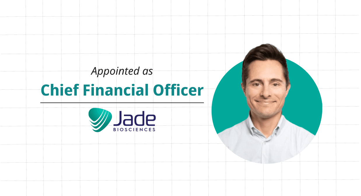 Jade Biosciences Strengthens Leadership With Appointment Of Brad Dahms As Chief Financial Officer