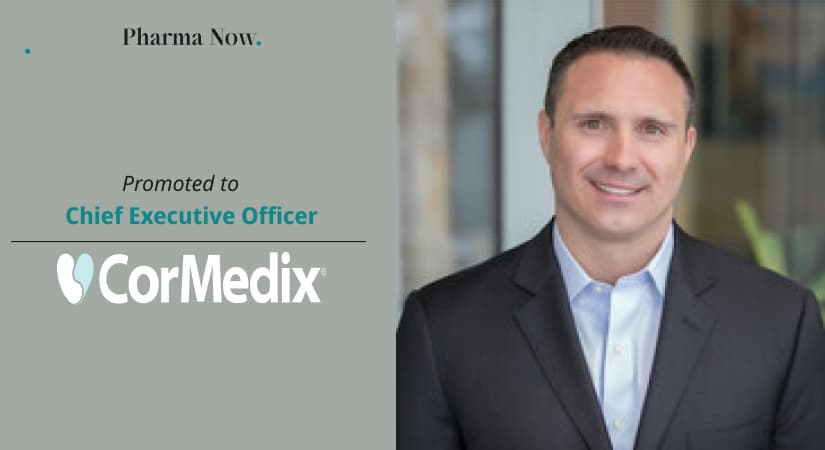 CorMedix CEO Joseph Todisco Extends Contract, Becomes Chairman Of The Board As Myron Kaplan Transitions to Lead Independent Director; Mike Seckler Joins As EVP & Chief Commercial Officer