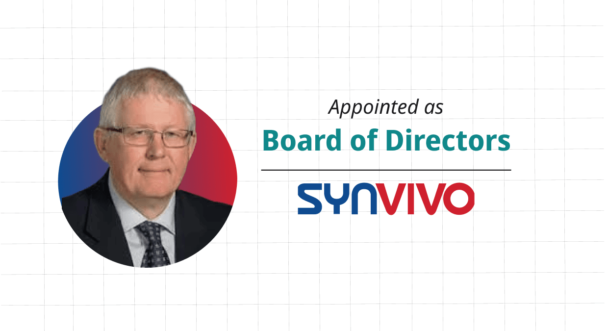 SynVivo Appoints Dr. Richard Eglen To Its Board Of Directors To Strengthen Scientific Leadership