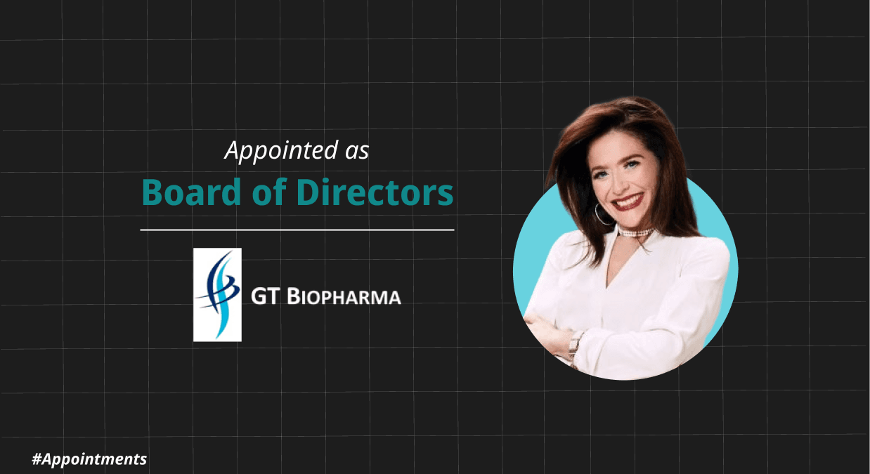 GT Biopharma Appoints Hilary Kramer To Board Of Directors, Marking A Strategic Move Toward Stronger Financial Leadership