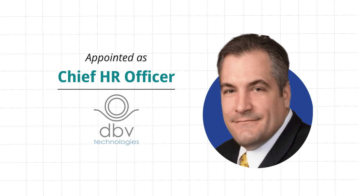DBV Technologies Appoints James Briggs As Chief Human Resources Officer