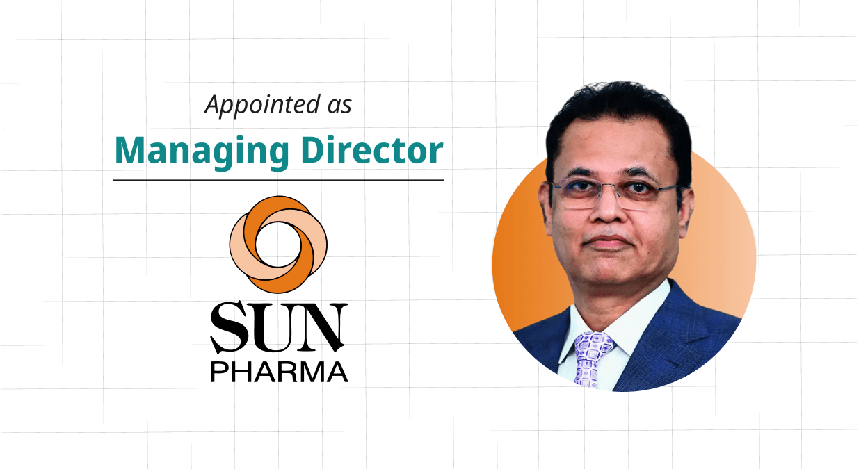 Sun Pharma Appoints Kirti Ganorkar as Managing Director; Dilip Shanghvi to Continue as Executive Chairman