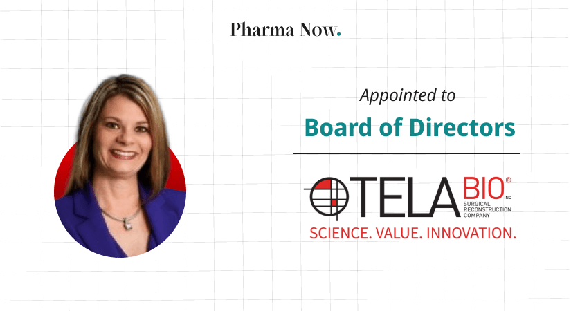 TELA Bio Strengthens Board With Appointment Of Betty Jo Rocchio Following Departure Of Lisa Colleran