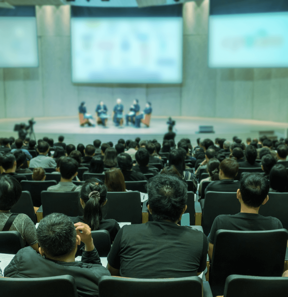 Conference hall presentation